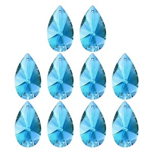 Unique Bargains DIY Hanging Ornament K9 Crystal Pendant Teardrop beads 10 Pcs - 1 of 4