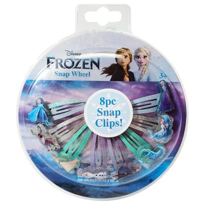 Disney Frozen Girls 8-Pack Snap Hair Clips – Disney Frozen Multicolor Set – Ages 3+