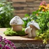Porcelain Mushroom Décor (Set of 6) - 2 of 4