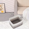 REGALWOVEN Cotton Rope Handcrafted Breathable Odorless Open Storage Bins 15 x 9.8 x 9.1 Inch 1 Pc - 4 of 4