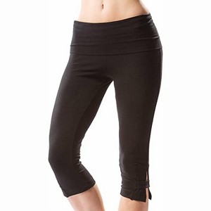 Women's Roll Down Side Slinger Crop Pants - Hard Tail Forever - 1 of 4