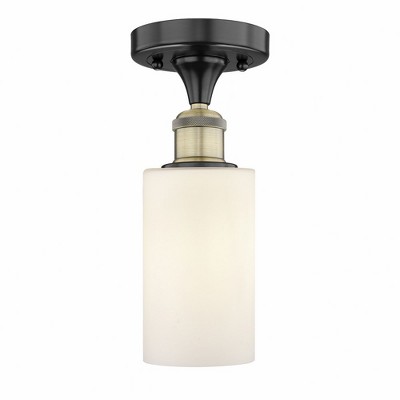 Clymer - 1 Light Semi-Flush Mount In Art Deco Style-9.63 Inches Tall and 3.88 Inches Wide