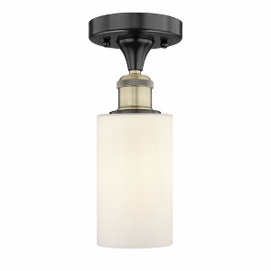 Clymer - 1 Light Semi-Flush Mount In Art Deco Style-9.63 Inches Tall and 3.88 Inches Wide - 1 of 1