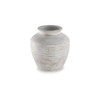 Signature Design by Ashley Meadie 12" Vase, Distressed White Terra Cotta - 4 of 4