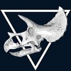 Men's Design By Humans triceratops skull By JuanMedina T-Shirt - 2 of 4