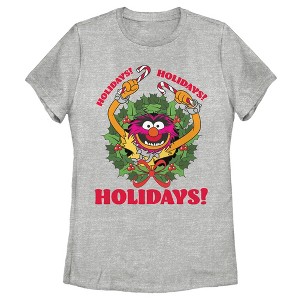 Women's The Muppets Ho Ho Holidays! T-Shirt - 1 of 4