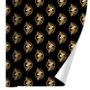 Wonder Woman Movie Golden Lasso Logo Gift Wrap 30" x 72" - 1 of 4