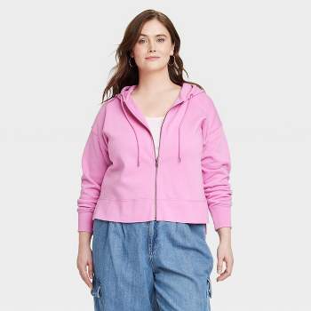  HUMMHUANJ Sweatshirt For Women Color Block Tops Casual,pink  things for women,hooded cardigan,womans tops,resale items,free stuff under  1 dollar,plus size sweatshirt : Clothing, Shoes & Jewelry