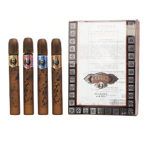 Variety Men Lavender, Vanille, Musk, T Obacco, Jasmine 4 Piece Mini Variety With Gold, Red, Blue, & Orange & All Are 0.17 Oz - 1 of 1