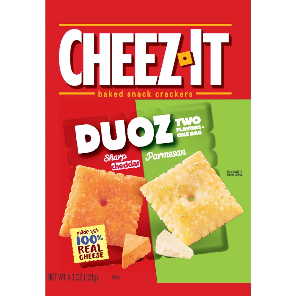 UPC 024100577309 CheezIt Duoz Sharp Cheddar & Parmesan 4.3oz
