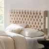 Upholstered Headboard Queen Size with Button-Tufted Diamond Stitching, Queen/Full Beds Headboard with Adjustable Height -Christopher Knight Home - 2 of 4