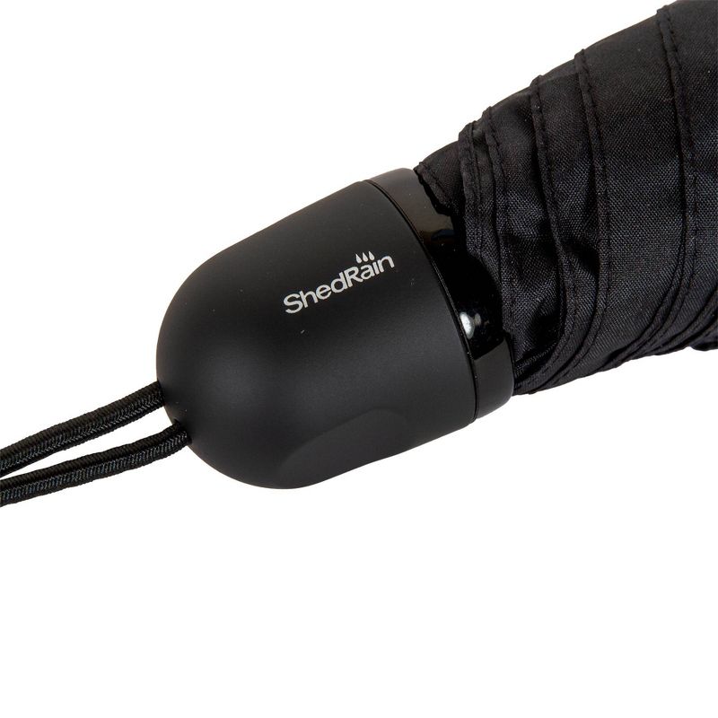 ShedRain Mini Manual Compact Umbrella - Black, 4 of 5