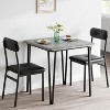CuisinSmart Dining Table Set for 4, Kitchen Table with Upholstered Chairs for Kitchen Room and Small Spaces - 3 of 4