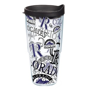 MLB Colorado Rockies Classic Tumbler with Lid - 24oz - 1 of 3