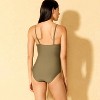 Women's Sure Soft Scoop Neck Medium Coverage One Piece Swimsuit - Shade & Shore™ - 2 of 4