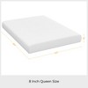 Yaheetech 8 Inch Gel-Infused Memory Foam Mattress with 3 Foam Layers for Bedrooms - 3 of 4