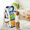 Costway 3-in-1 Kids Art Easel Double-Sided Tabletop Easel w/Art Accessories - 2 of 4