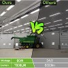 60W 6FT LED Tube Light, 7800LM 6500K, Linkable, V Shape Integrated T8 with Built-in ON/Off Switch, ETL (4-PACK) - 4 of 4