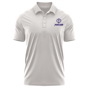 The University of Portland Adult Polo Left Chest Logo, Athletic Heather - 1 of 4