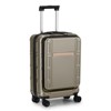 Hynes Eagle Carry on Luggage ABS+PC 20 Inch Luggage with Front Compartment Double Spinner Wheels TSA Lock Khaki - 2 of 4
