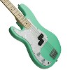 Sawtooth Left-Handed EP Series Electric Bass Guitar with Gig Bag & Accessories, Surf Green w/ Pearl Pickguard - 3 of 4