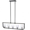 Artcraft Lighting Cheshire 5 - Light Island Pendant Light in  Black/Nickel - 2 of 4