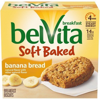 belVita Soft Baked Banana Breakfast Biscuits - 5 Packs