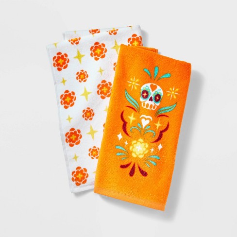 Día De Muertos 2pk Decorative Kitchen Towels - Designed With Luis ...