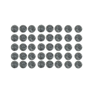 Unique Bargains Round Felt Self-stick Non-slip Anti-scratch Furniture Pads 40 Pcs - 1 of 4