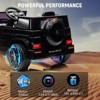 Kids 12V Ride on Car, Hetoy Licensed Mercedes Benz G63 Kids Car w/Remote Control - 4 of 4