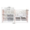 Kids Toy Organizer with 2-Tier Bookshelf and 12 Storage Bins for Bedroom or Playroom-3irtyhousy - 4 of 4
