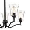 Millennium Lighting Caily 5 - Light Chandelier in  Matte Black - 4 of 4