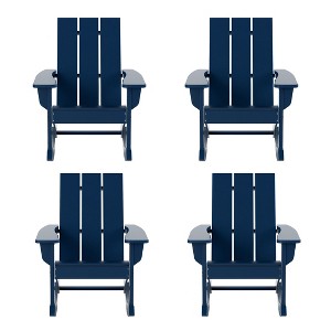 WestinTrends  Modern Adirondack Outdoor Rocking Chair (Set of 4) - 1 of 4