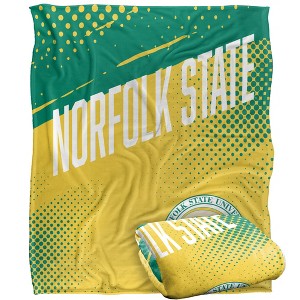 Norfolk State University Fan Zone Silky Touch Super Soft Throw Blanket 50x60 - 1 of 4