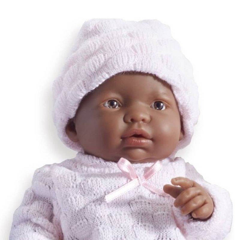 JC Toys Mini La Newborn Boutique Realistic 9.5&#34; Anatomically Correct Real Girl Baby Doll dressed, 3 of 8