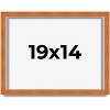 PosterPalooza | Modernist Brown Picture Frame - UV Acrylic, Backing Board, Hanging Hardware Included - 2 of 4