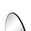 Black Circular Bathroom Mirror, Round Vanity Mirror Dressing Mirror, for Bathroom, Living Room, Bedroom Wall Decor - 4 of 4