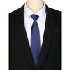 Elerevyo Men's Casual Formal Zipper Pre-Tied Classic Patterned Neck Ties - 2 of 4