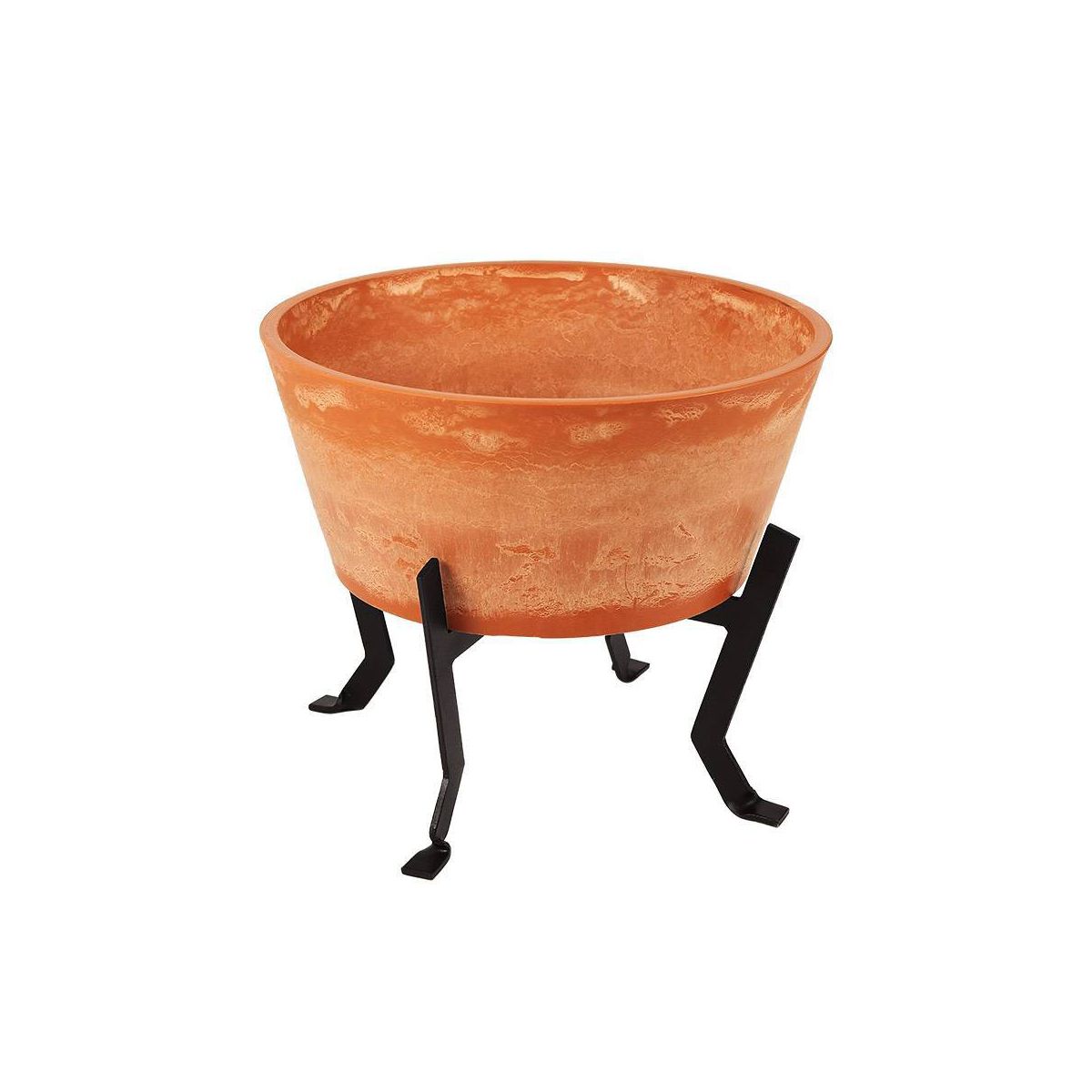 ACHLA Designs Polymer Wood & Stone Planter Pot Denise
