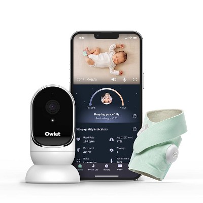 Image of Owlet Dream Duo Dream Sock Baby Monitor and HD Camera