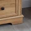 HDZNVF 6 Drawers Dressers Tall Chest of Drawers Closet Organizers Storage Clothes, Oak - 4 of 4