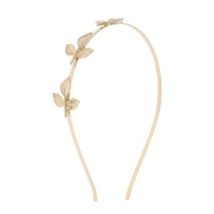 Unique Bargains Women's Grace Headbands Gold Tone 1 Pc - 1 of 4