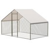 Large Metal Chicken Coop, Chicken Coop Run, Outdoor Chicken Pen with Waterproof & Anti-UV Cover, Large Chicken Coop or Outdoor Farm Yard - 2 of 4