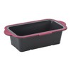 Trudeau Structure Silicone PRO 8.5x4.5-Inch Loaf Pan (Gray & Fuchsia) Twin Pack - image 2 of 3