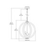 Elk Home Barrow 3 - Light Chandelier in  Birchwood/Matte Black - 2 of 2