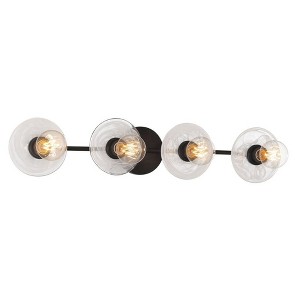George Kovacs Lighting Vapors 4 - Light Vanity in  Coal - 1 of 1