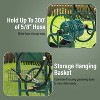 FDW Hose Reel Hold Up To 300 Ft Heavy Duty Garden Hose Reel for Garden Lawn Yard - 3 of 4