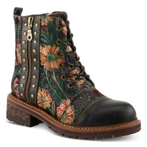 Spring Step L'Artiste Cordea Women's Booties with Embroidered Leather ...