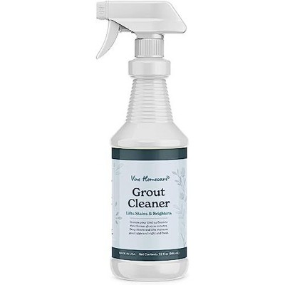 Vine Homecare Grout Cleaner - Lifts Stains and Brightens Grout - Restore Your Tiled Surfaces - Deep Cleans and Lift Stains - 32 Ounces