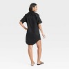 Women's Easy Woven Mini Shirtdress - A New Day™ - 2 of 3